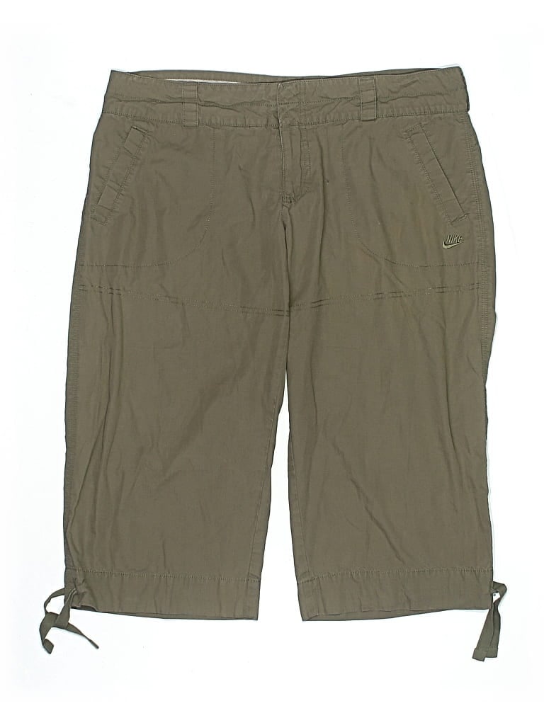 Pre-owned Nike Khaki Pant In Green