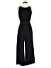 Hem & Thread Solid Black Jumpsuit Size S - photo 1