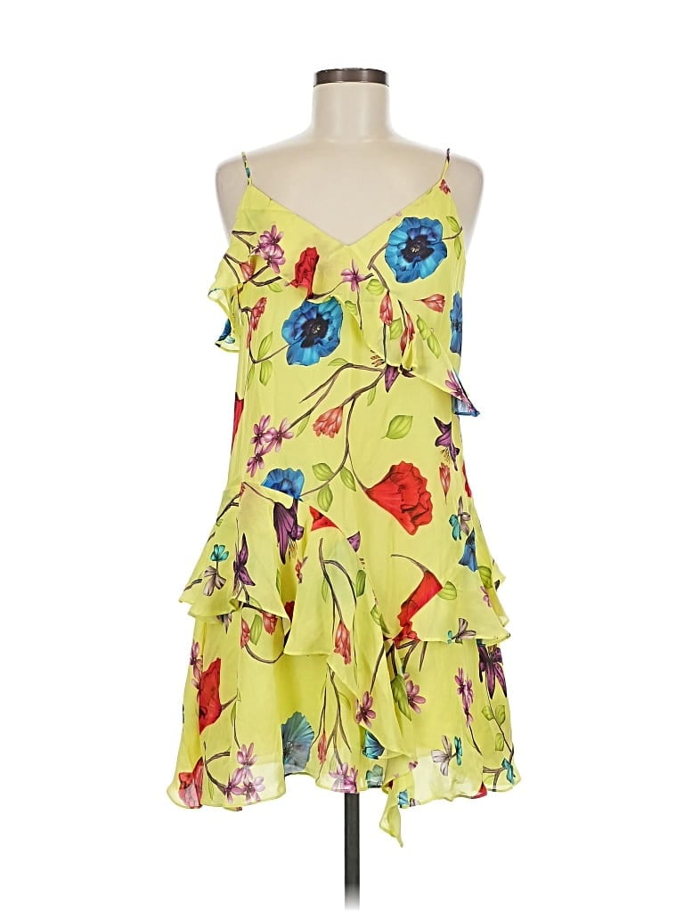 Pre-owned Parker Cocktail Dress In Yellow
