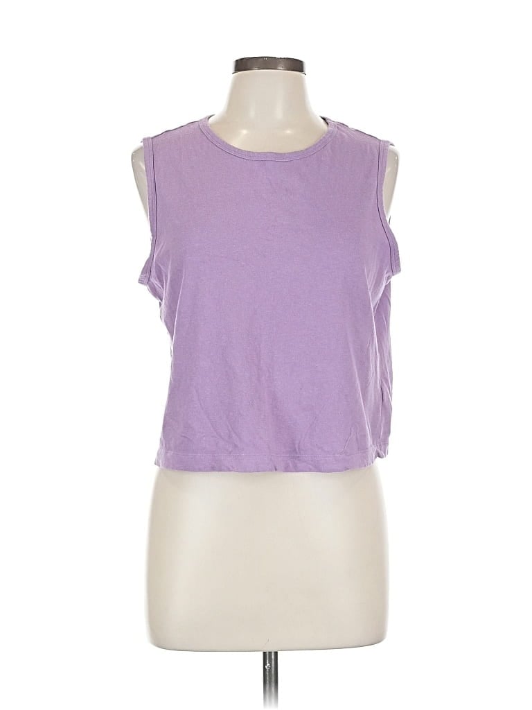 Pre-owned Gap Sleeveless T-shirt In Purple
