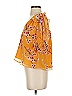 Walter Baker 100% Polyester Orange 3/4 Sleeve Blouse Size XS - photo 5