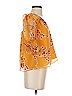 Walter Baker 100% Polyester Orange 3/4 Sleeve Blouse Size XS - photo 4
