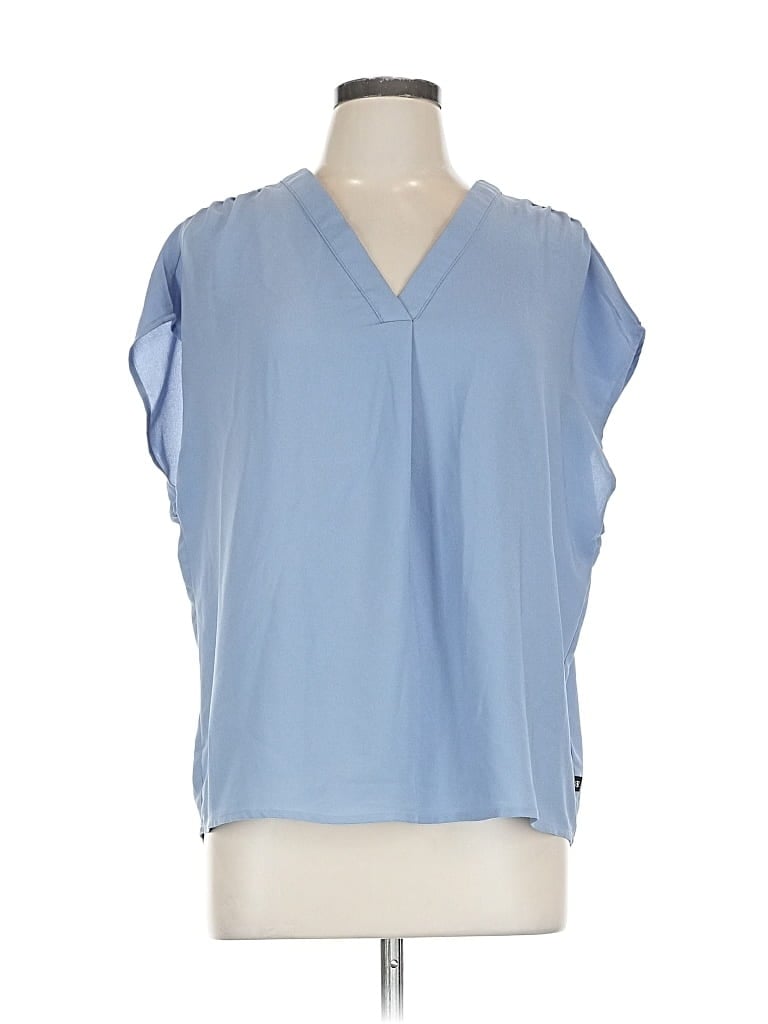 Pre-owned Banana Republic Sleeveless T-shirt In Blue