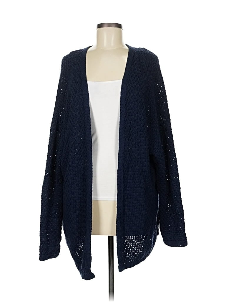 Pre-owned Brandy Melville Cardigan Sweater In Blue