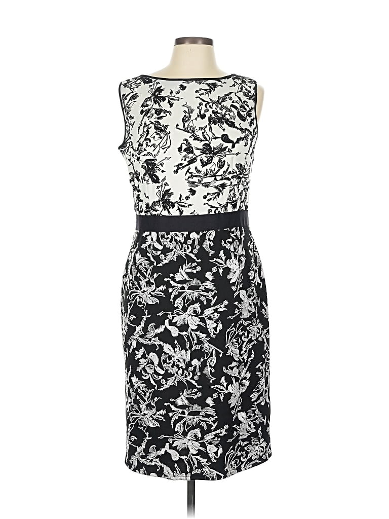 Pre-owned Tadashi Shoji Cocktail Dress In Black