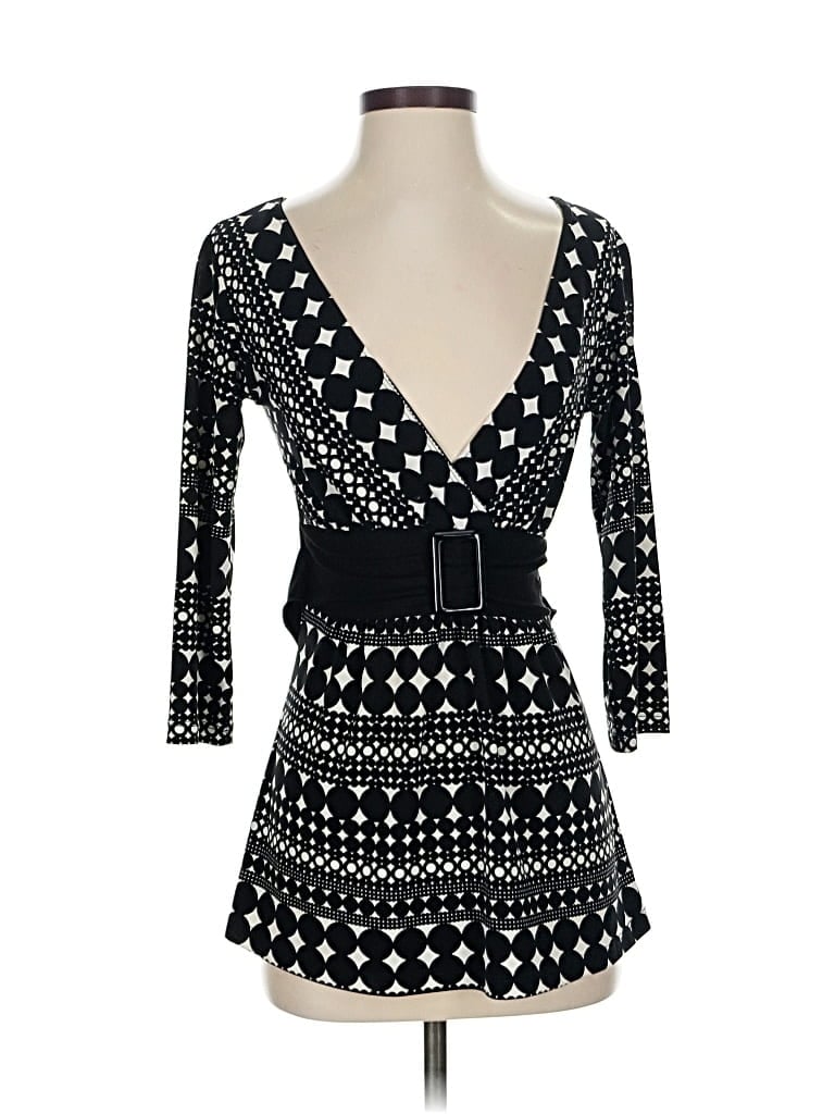 Pre-owned Wrapper Casual Dress In Black