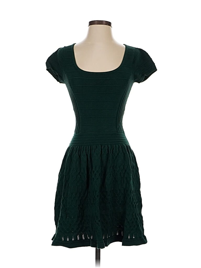 Pre-owned Sandro Casual Dress In Green