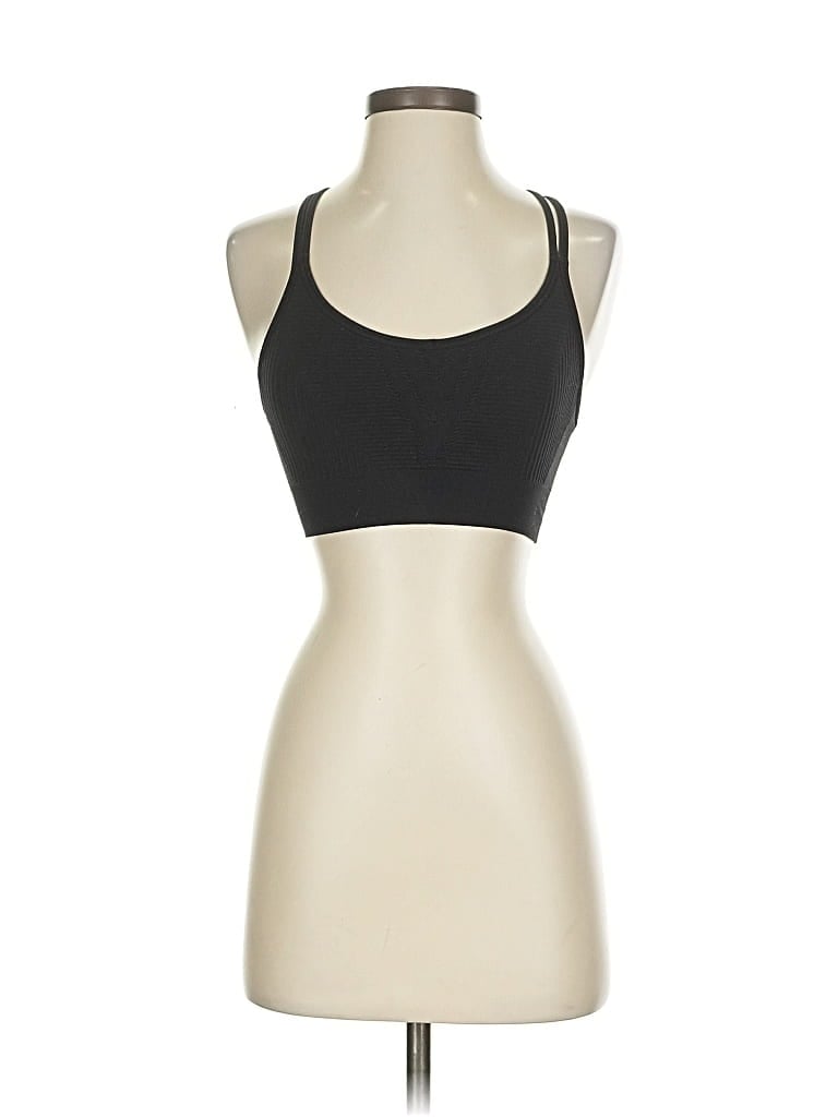 Pre-owned All In Motion Tank Top Black Halter Neckline Tops