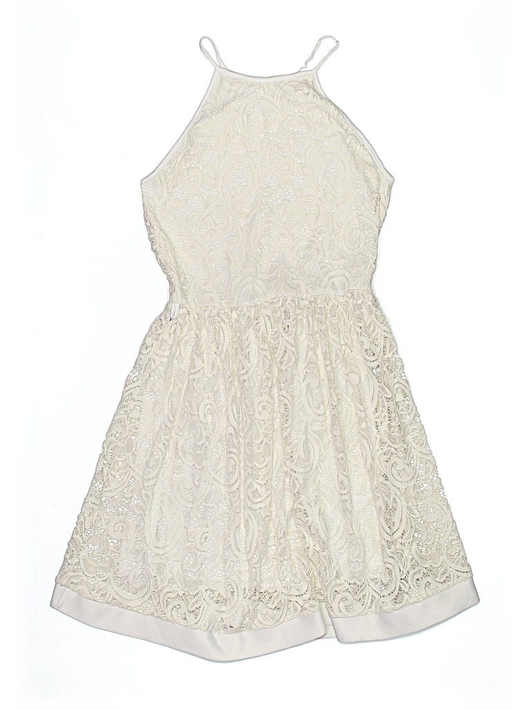 Pre-owned Assorted Brands Kids' Dress In White