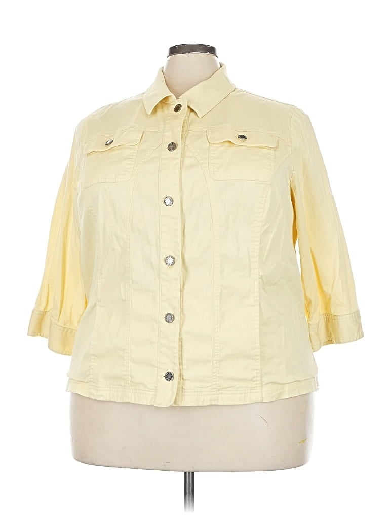 Pre-owned Cj Banks Jacket In Yellow