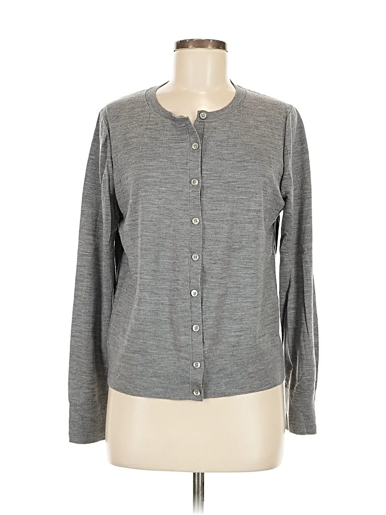 Pre-owned Banana Republic Cardigan Sweater In Gray