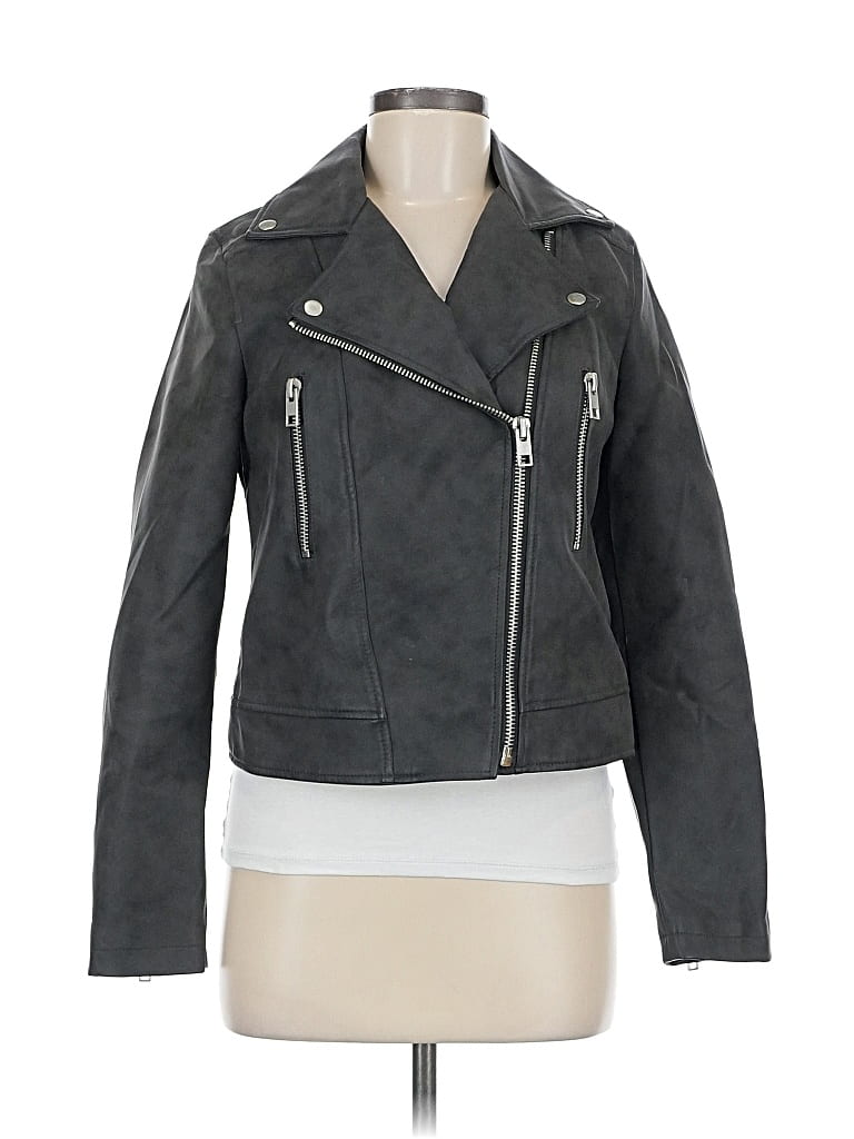 Pre-owned Forever 21 Jacket In Gray