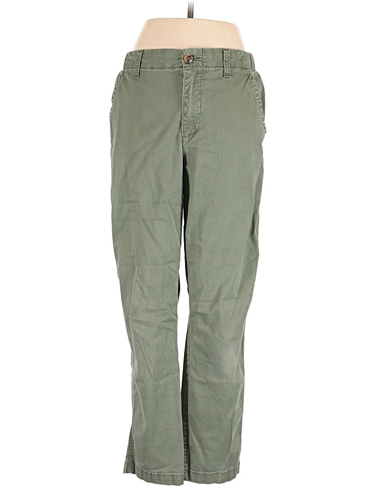 Pre-owned Old Navy Linen Pants In Green