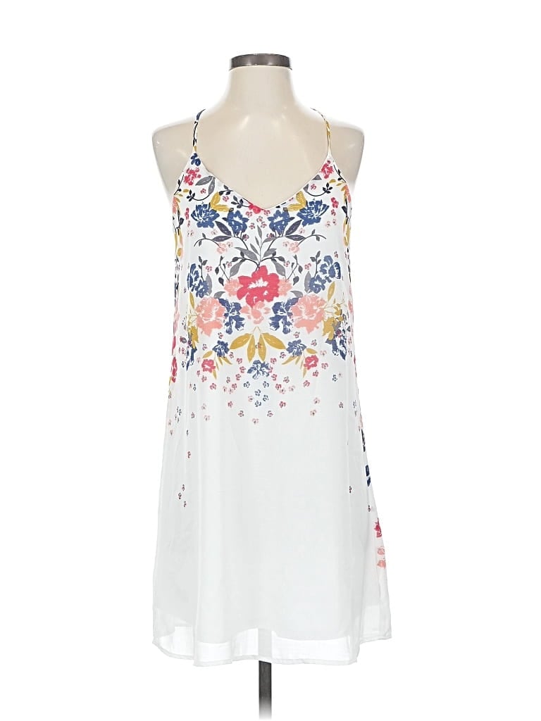 Pre-owned Eyeshadow Casual Dress In White