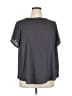 Torrid 100% Polyester Gray Short Sleeve Blouse Size 1X Plus (1) - photo 1