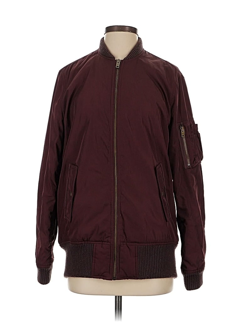 Pre-owned American Eagle Outfitters Jacket In Burgundy