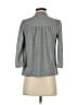 I Heart Ronson Gray 3/4 Sleeve Blouse Size S - photo 2