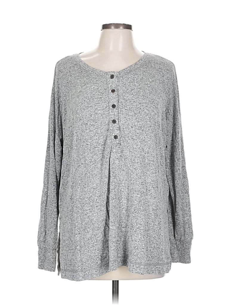 Pre-owned Old Navy Cardigan Sweater In Gray