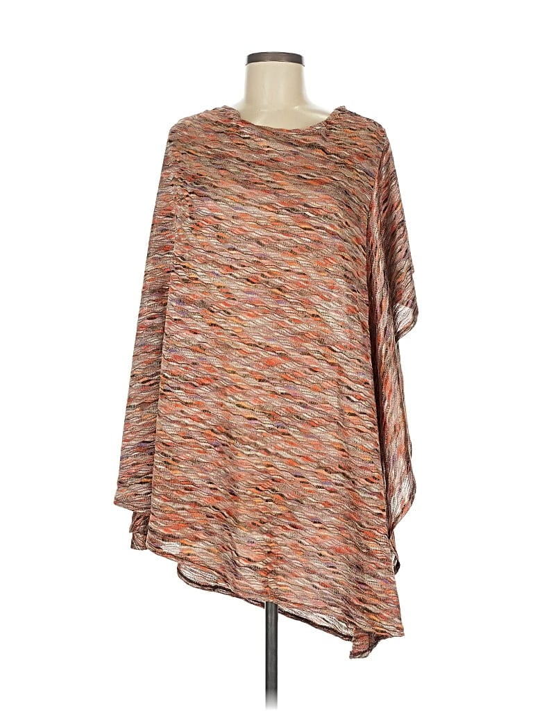 Pre-owned Free People Poncho In Orange