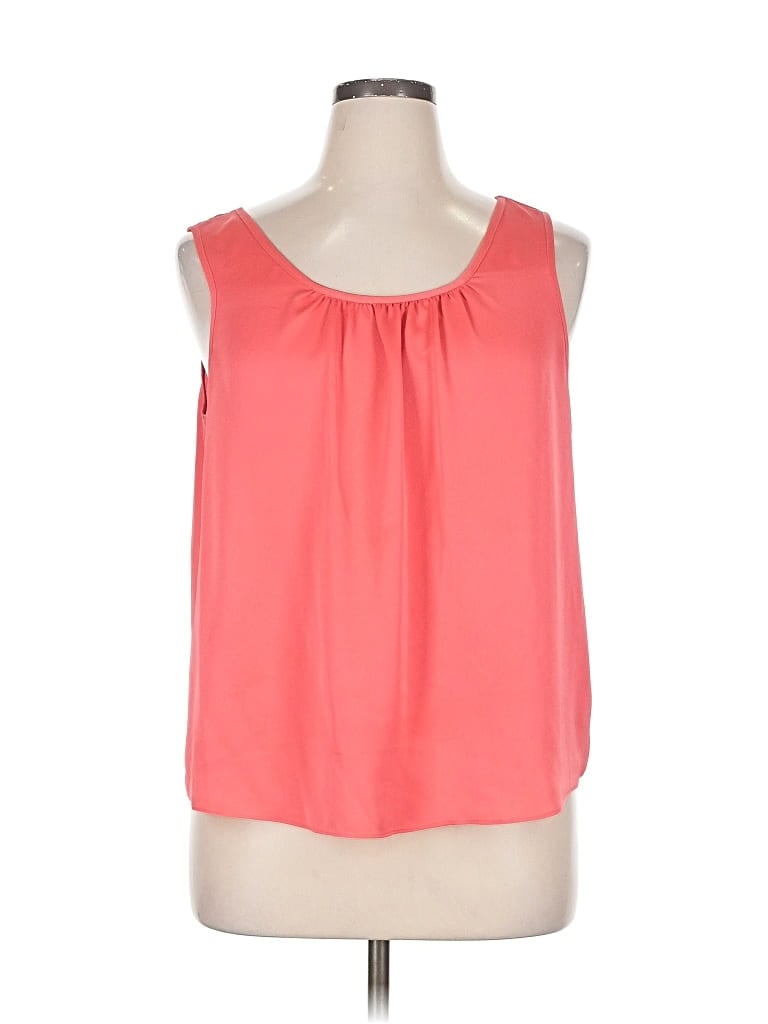 Pre-owned Nic + Zoe Sleeveless Blouse In Orange