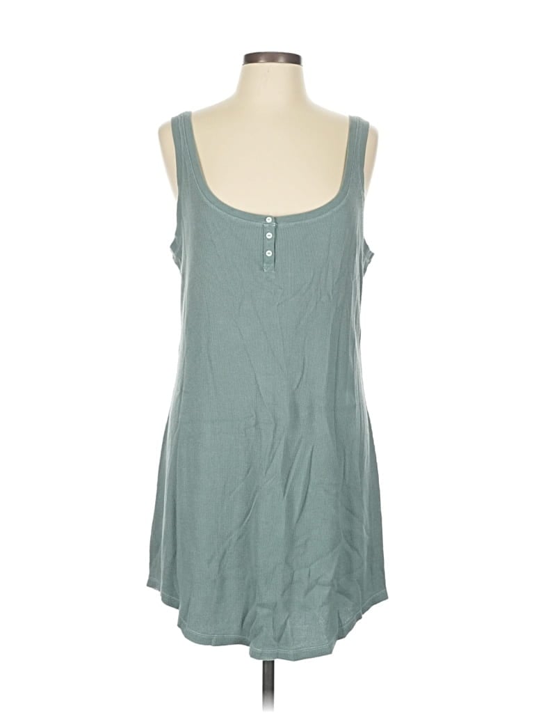 Pre-owned Victoria's Secret Tank Top Teal Strapless Neckline Tops In Blue