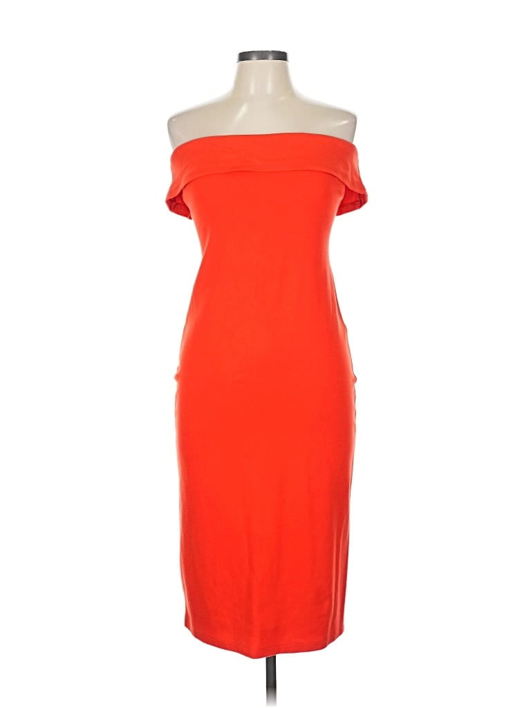 Pre-owned Bebe Cocktail Dress In Orange