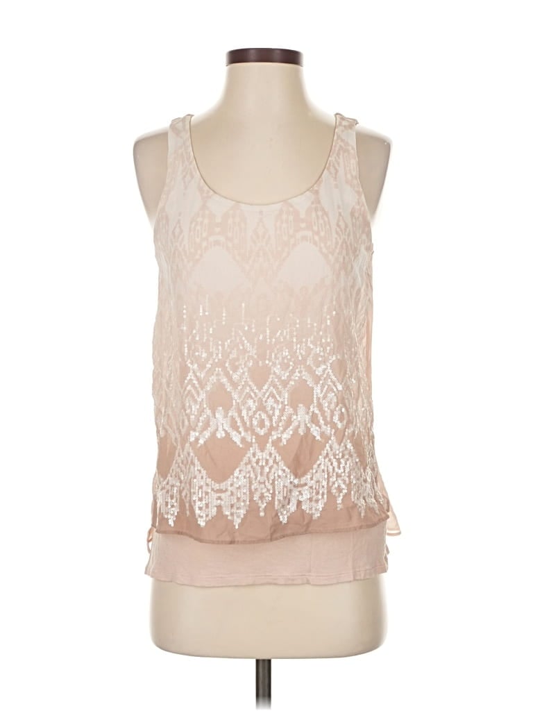 Pre-owned Express Sleeveless Blouse In Brown