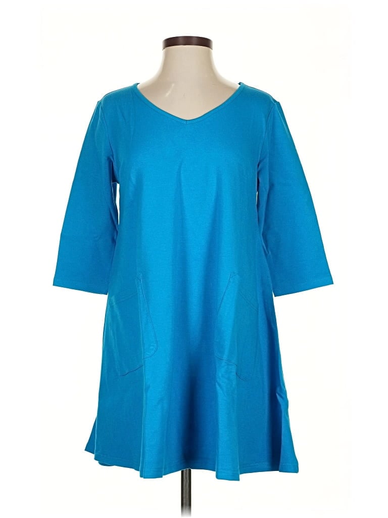 Assorted Brands Casual Dress In Blue