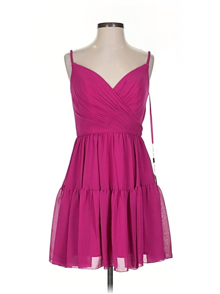 Pre-owned Mac Duggal Cocktail Dress In Pink