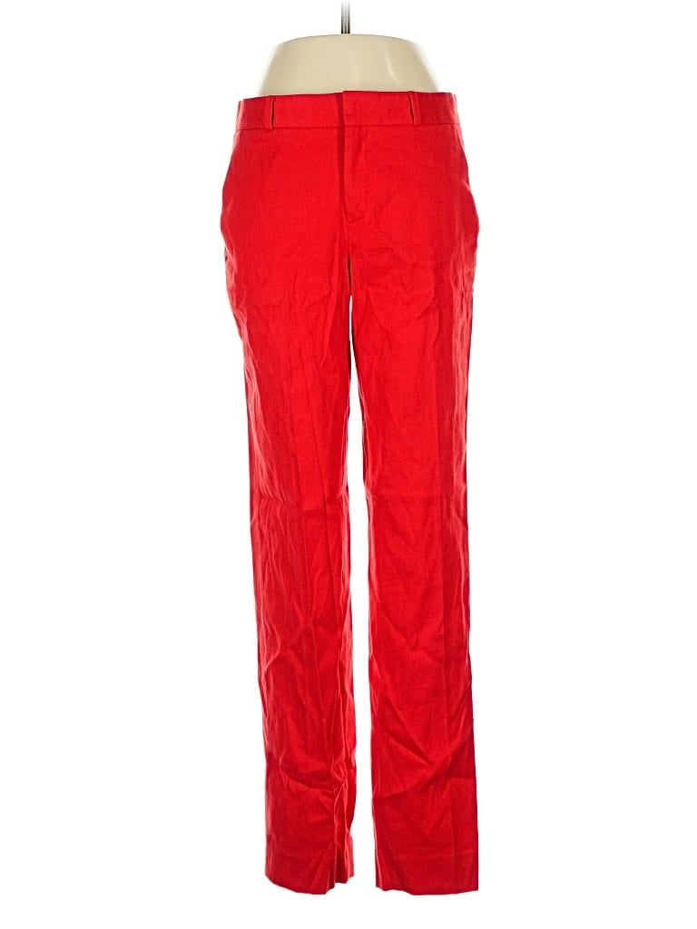 Pre-owned Banana Republic Linen Pants In Red