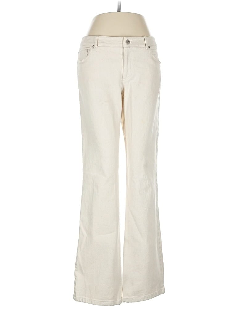 Pre-owned Gianni Bini Casual Pants In White