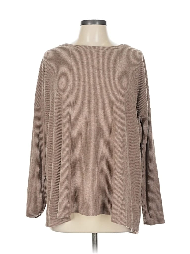 Pre-owned H By Bordeaux Pullover Sweater In Brown