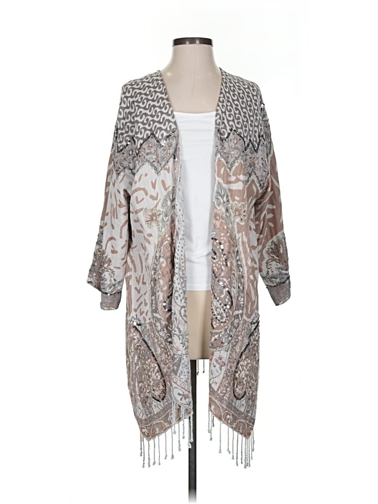Soft Surroundings Kimono In Gray