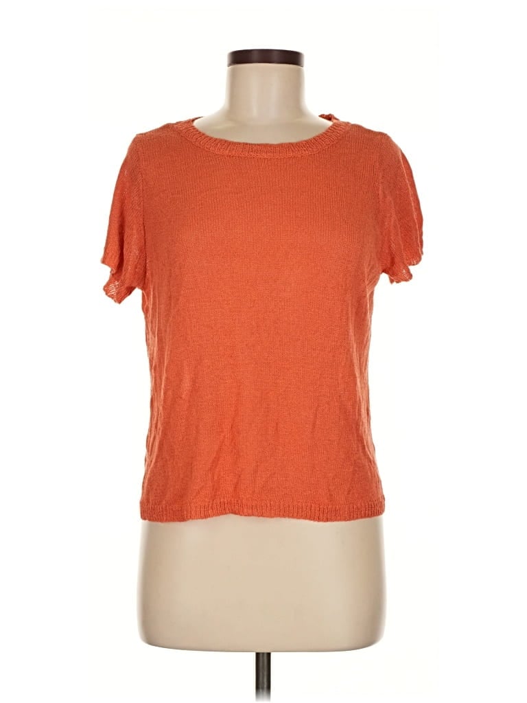 Pre-owned Lulus Cardigan Sweater In Orange