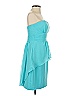 Alfred Angelo 100% Polyester Solid Teal Cocktail Dress Size 4 - photo 4