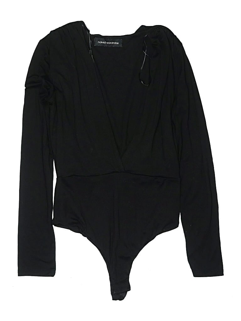 Pre-owned Naked Wardrobe Bodysuit In Black