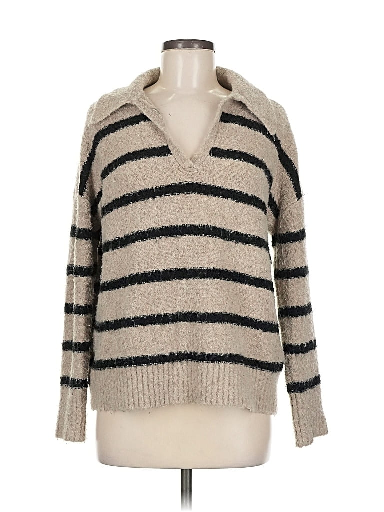 Pre-owned Ann Taylor Loft Pullover Sweater In Brown
