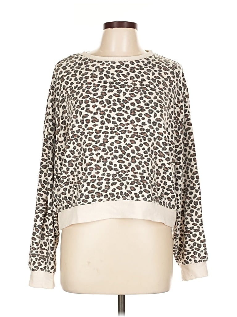 Pre-owned Z Supply Pullover Sweater In White