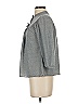 I Heart Ronson Gray 3/4 Sleeve Blouse Size S - photo 5