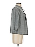 I Heart Ronson Gray 3/4 Sleeve Blouse Size S - photo 4