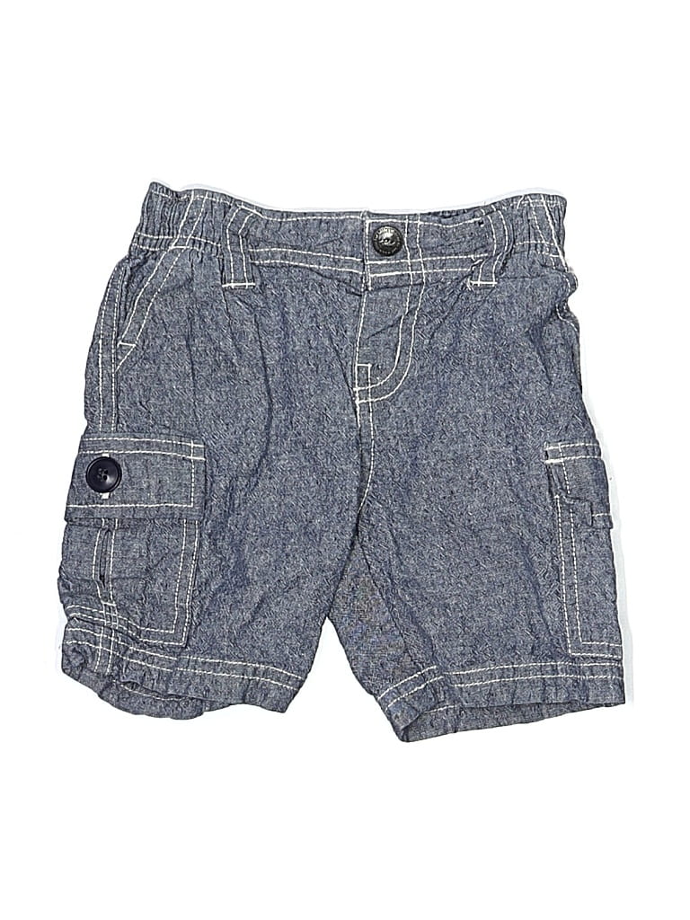 Pre-owned Tea Kids' Cargo Shorts In Blue