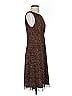 Coldwater Creek Tweed Brown Cocktail Dress Size 4 - photo 4