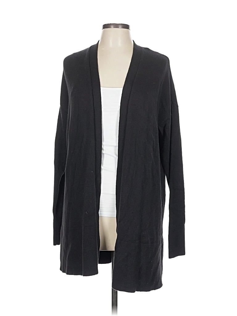 Pre-owned Ann Taylor Cardigan Sweater In Black