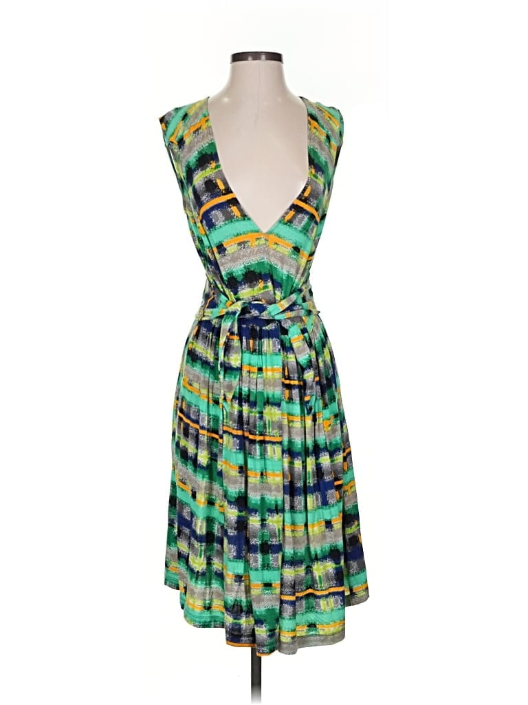 Pre-owned Plenty By Tracy Reese Cocktail Dress In Green