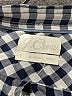 J.Crew Checkered-gingham Blue Long Sleeve Button-Down Shirt Size 2 - photo 7