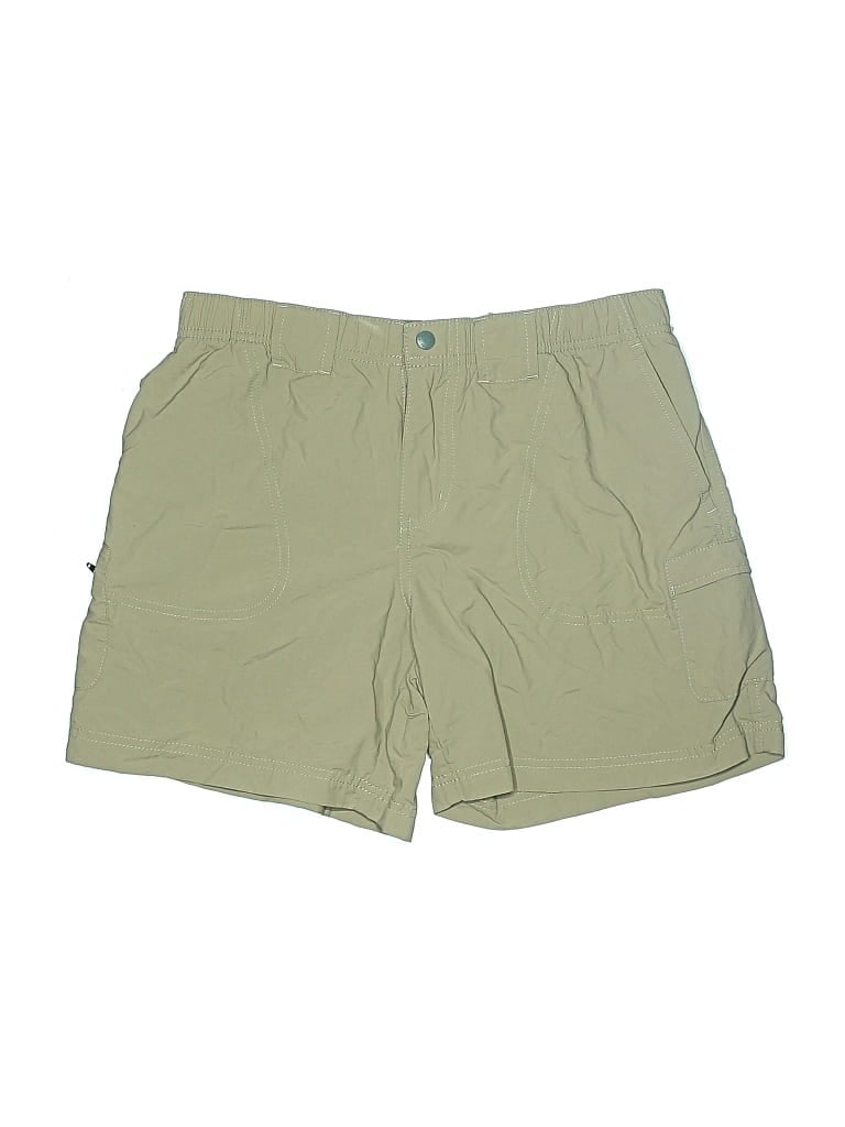 Pre-owned Columbia Khaki Shorts In Green