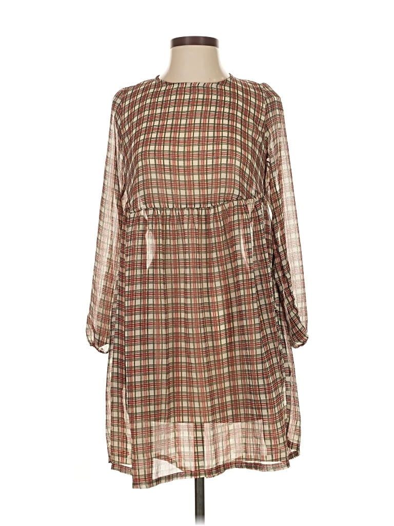 Pre-owned American Eagle Outfitters Casual Dress In Brown