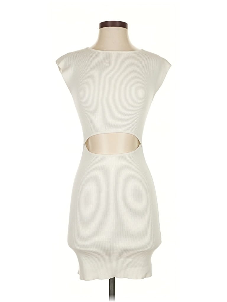 Pre-owned Wilfred Free Cocktail Dress In White