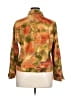 Christopher & Banks Print Gold Orange Jacket Size XL (petite) - photo 2