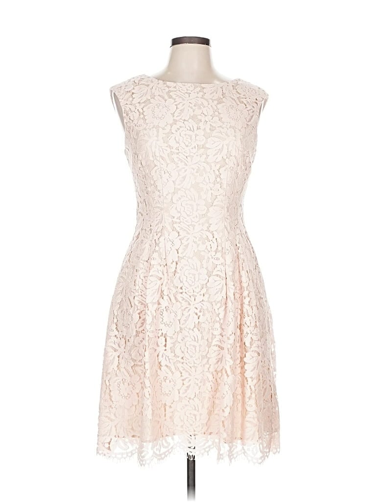 Pre-owned Vince Camuto Cocktail Dress In White